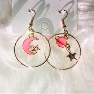 Moon $ Stars earrings